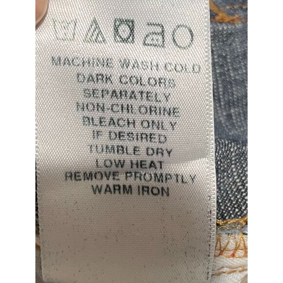 Allen B. Womens Denim Jeans Sz 29 Straight Leg Medium Wash Cotton Blend Stretch - Picture 14 of 15